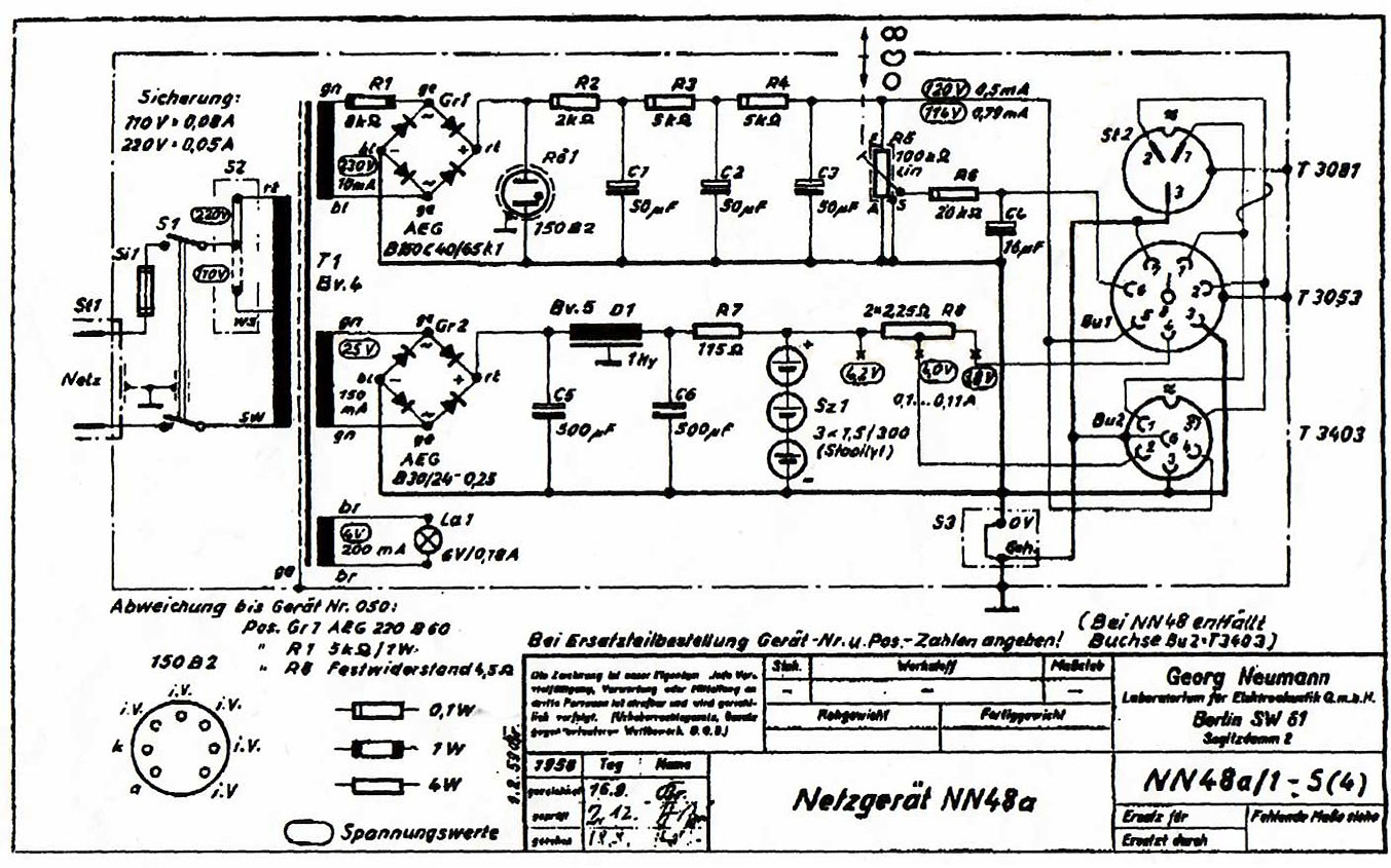 NN48a och NN48b neuman u47 wiring diagram 